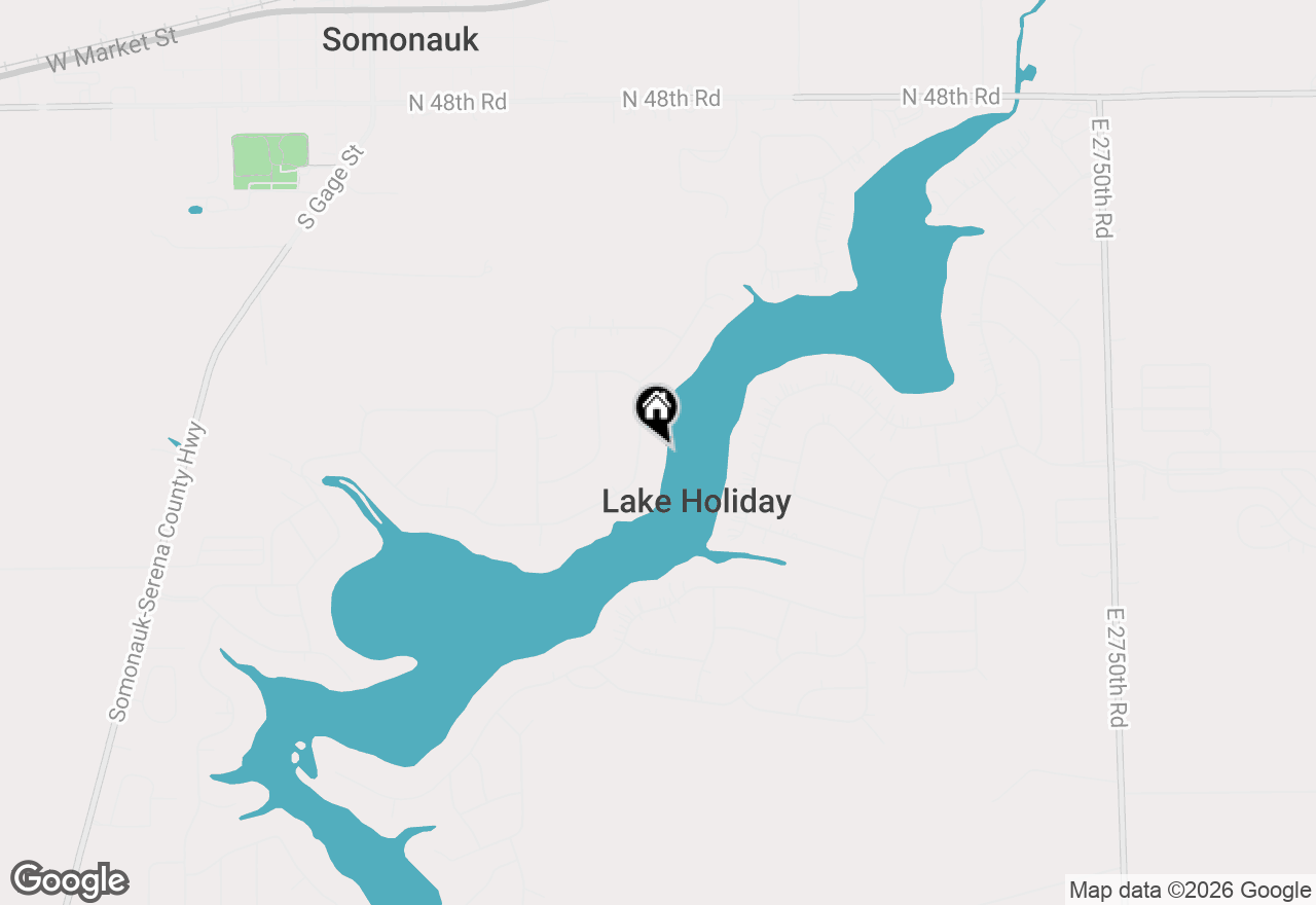 Map of (Address confidential), Lake Holiday, Illinois 60552
