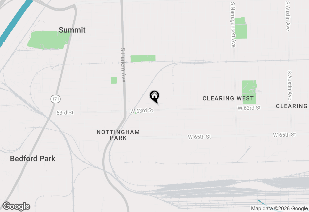 Map of 6244 S Newland Avenue #3S, Chicago, IL 60638