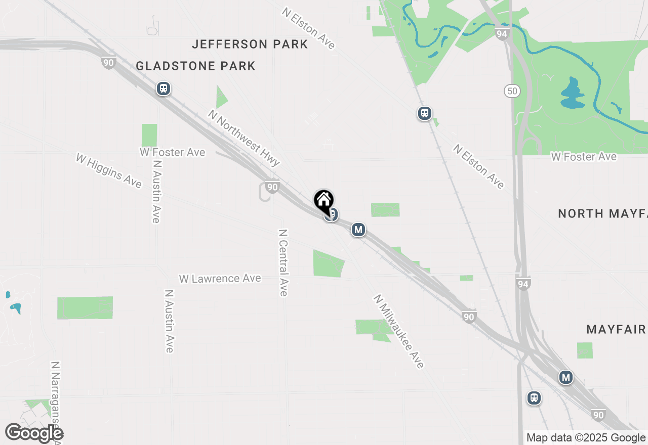 Map of 4968 N Milwaukee Avenue #2W, Chicago, IL 60630