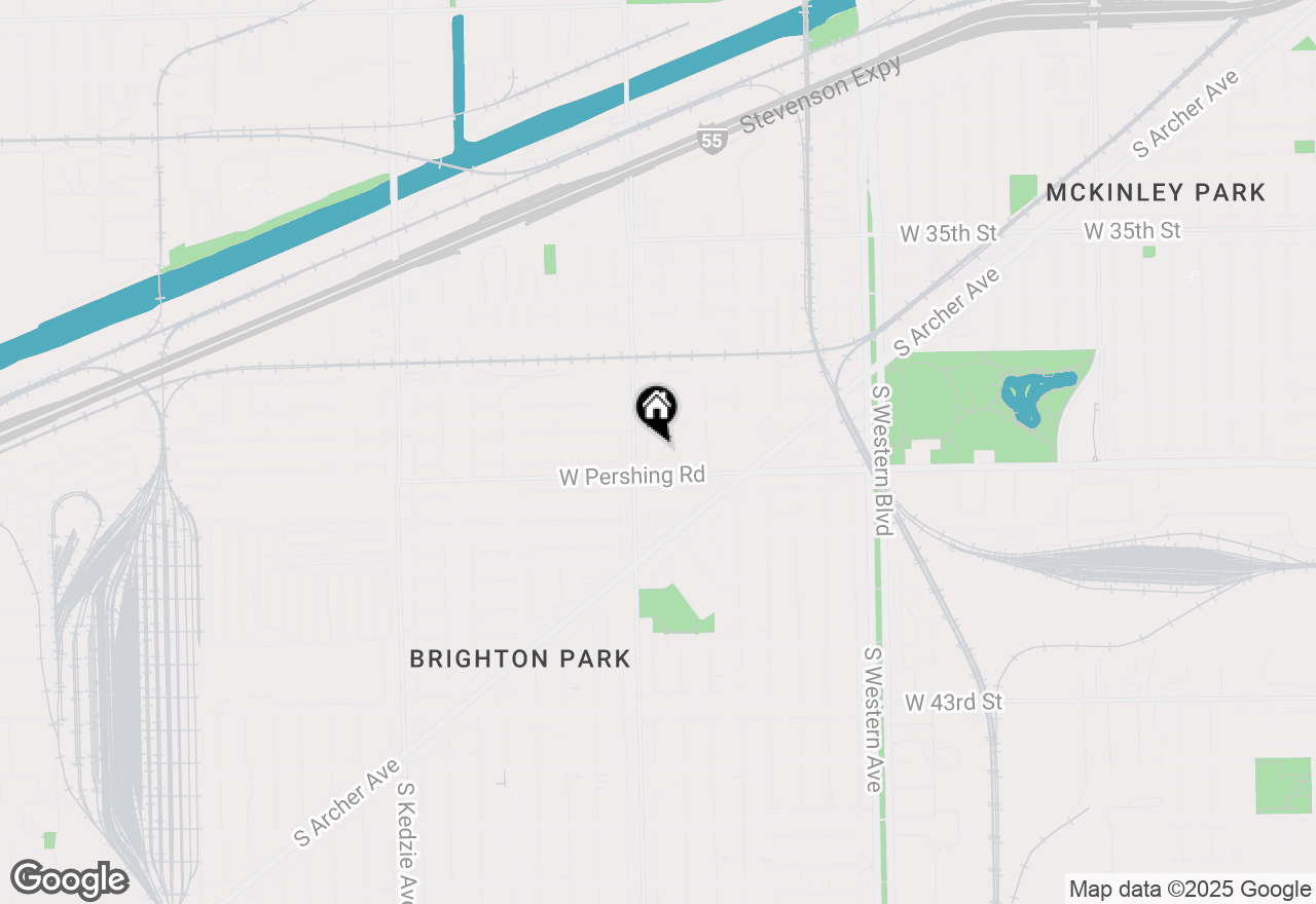 Map of 2737 W 38th Place, Chicago, IL 60632