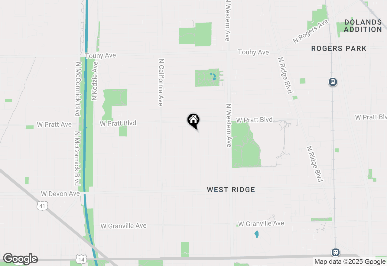 Map of 6718 N Rockwell Street, Chicago, IL 60645