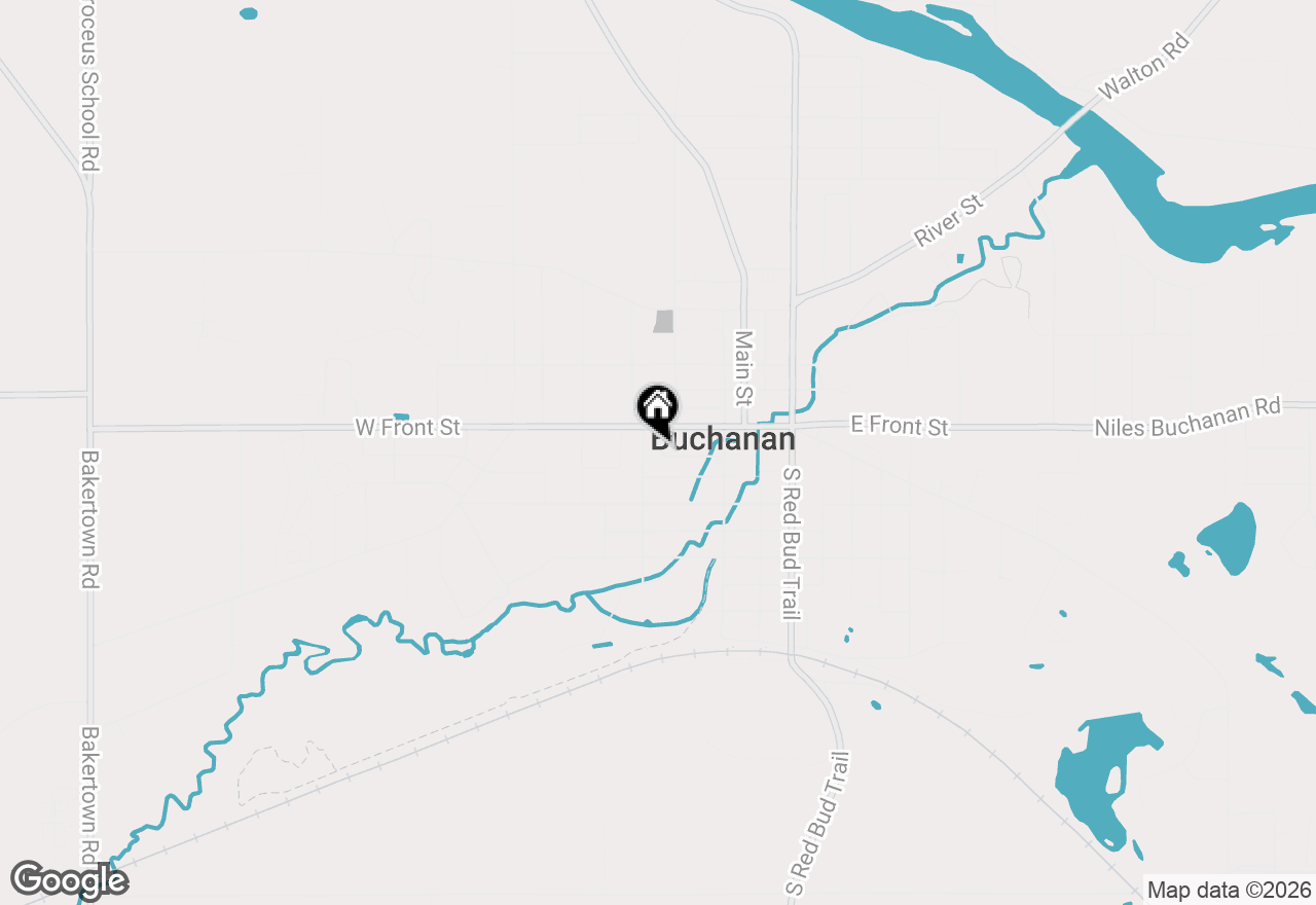 Map of 110 Theoda Court, Buchanan, MI 49107