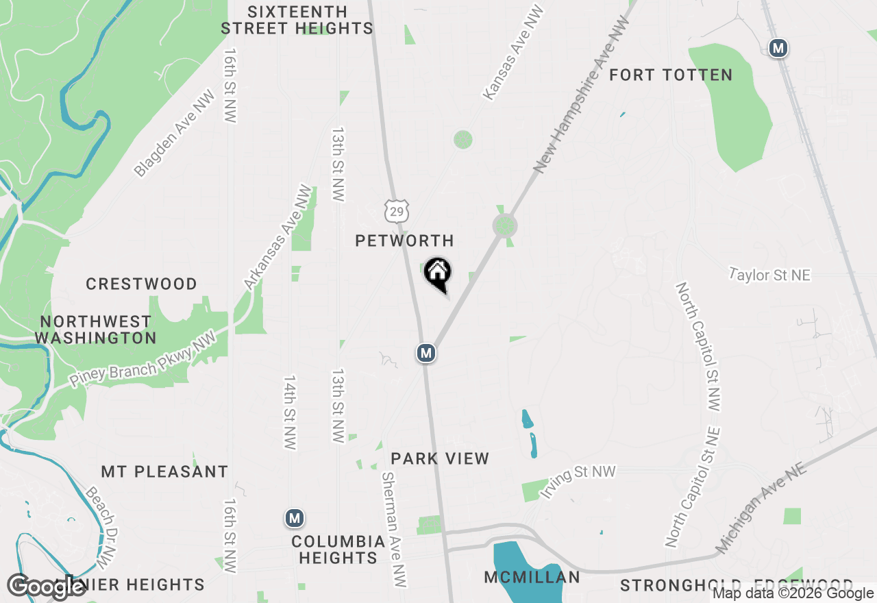 Map of 3916 8th Street Nw #B, Washington, DC 20011