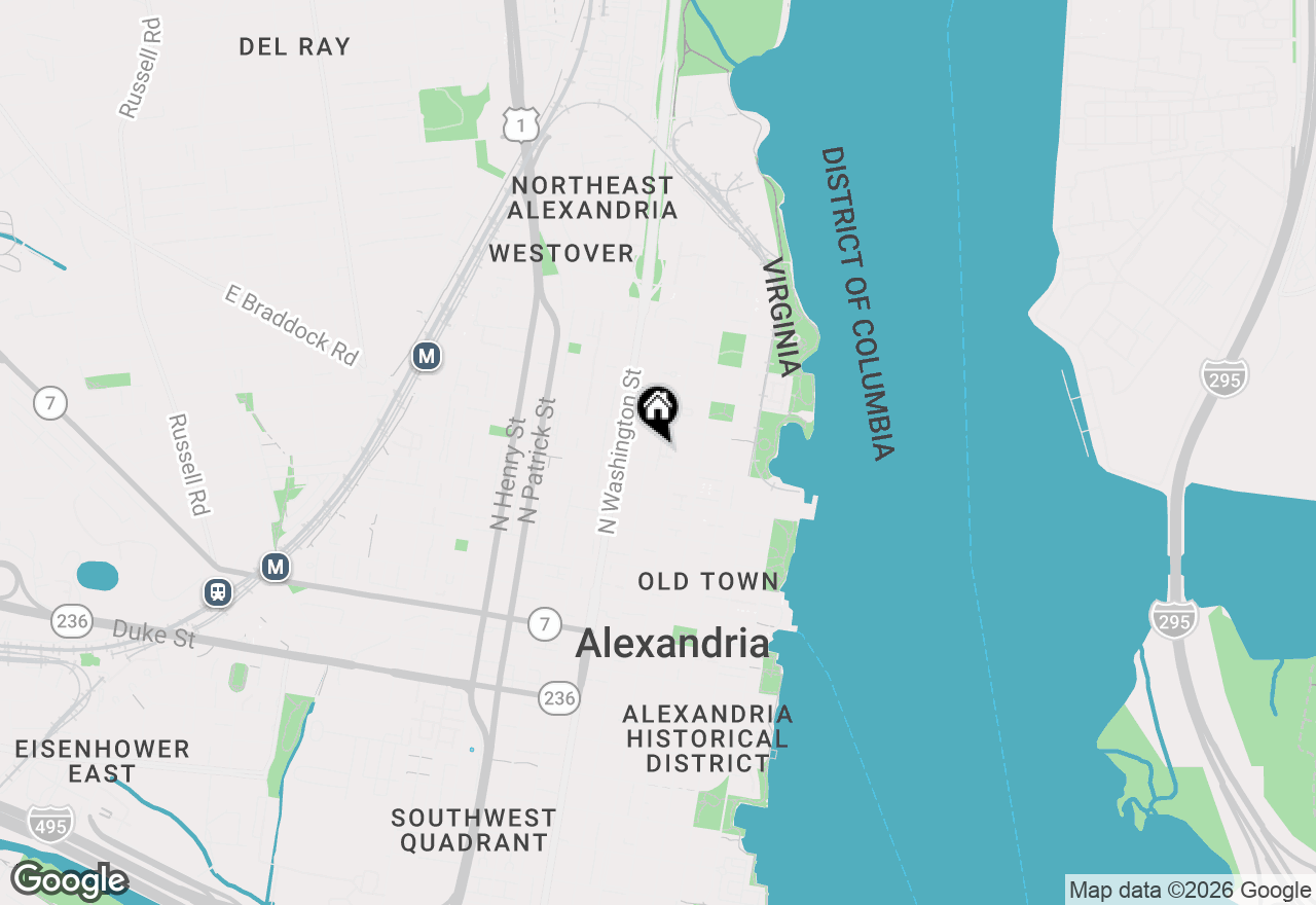 Map of 610 Tivoli Passage Way, Alexandria, VA 22314
