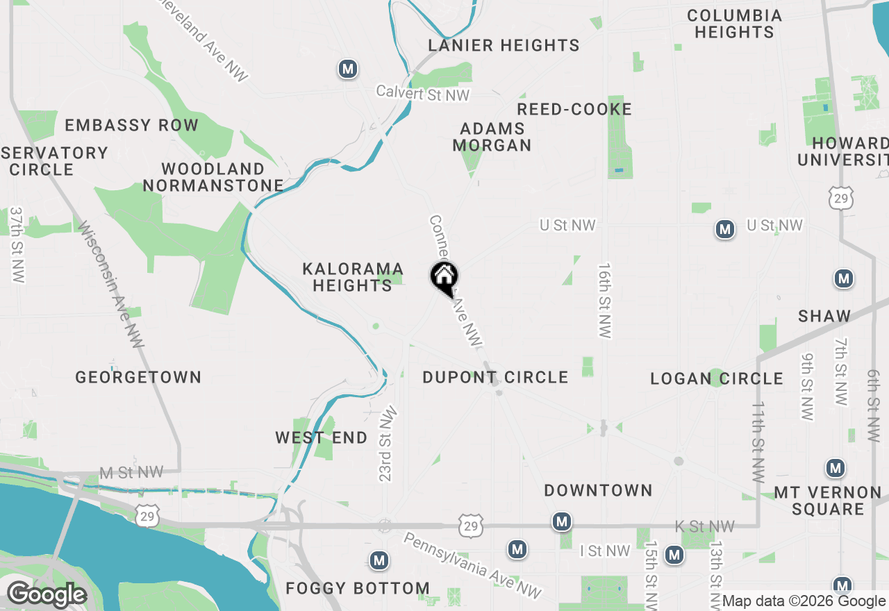 Map of 1709 21st Street Nw #42, Washington, DC 20009