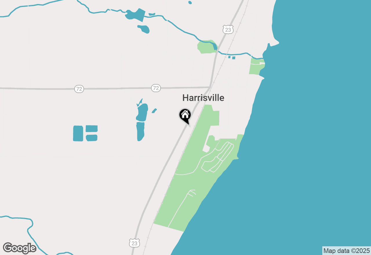 Map of 7433 N Us-23, Oscoda, MI 48750