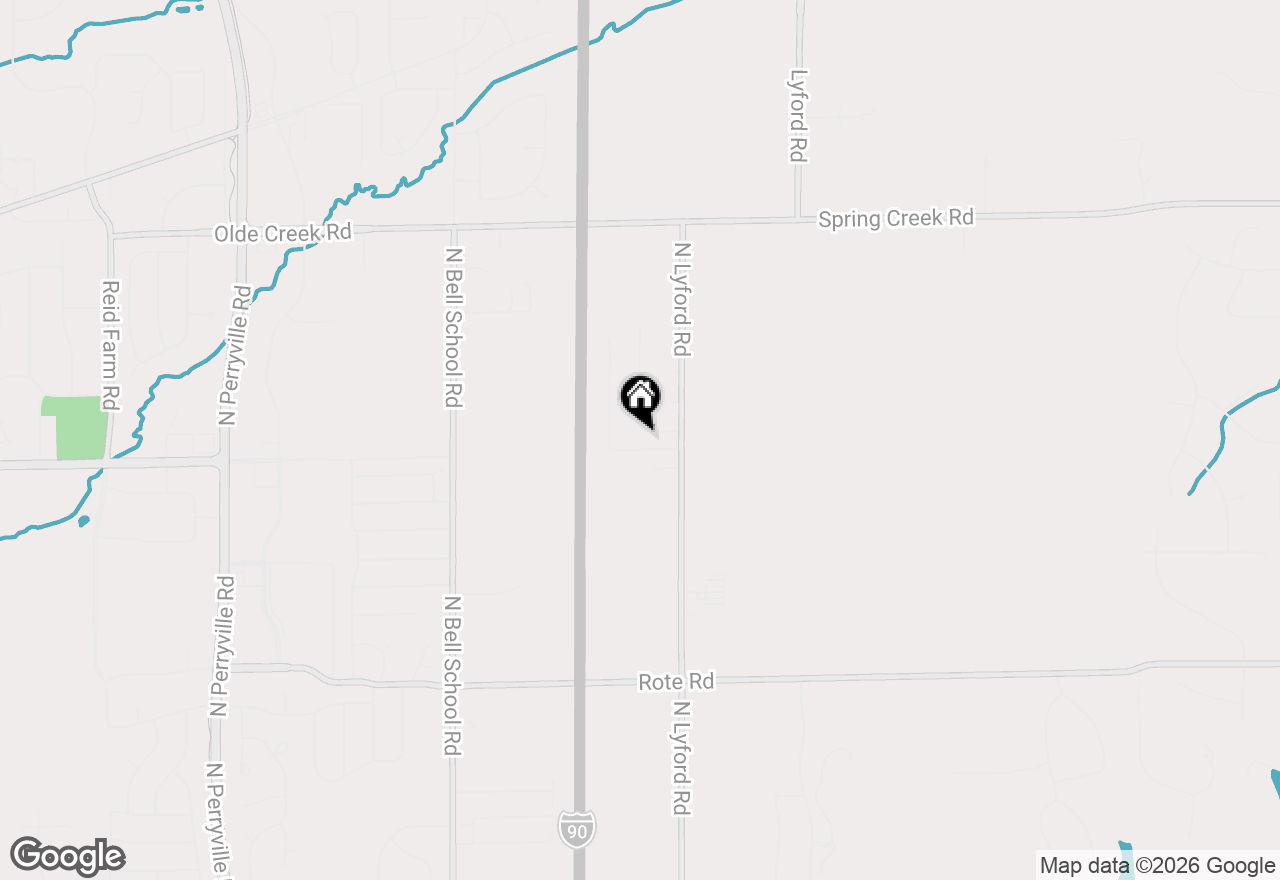 Map of 2544 Tuck-a-way Trail, Rockford, IL 61107