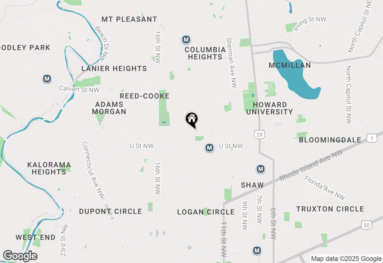Map of 2125 14th Street Nw #230, Washington, DC 20009