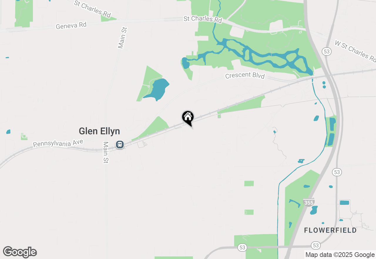 Map of 506 Carleton Avenue, Glen Ellyn, IL 60137