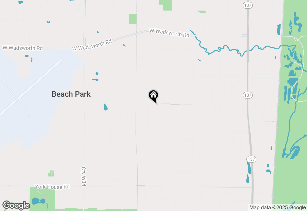 Map of 10867 W Beach Road, Beach Park, IL 60087