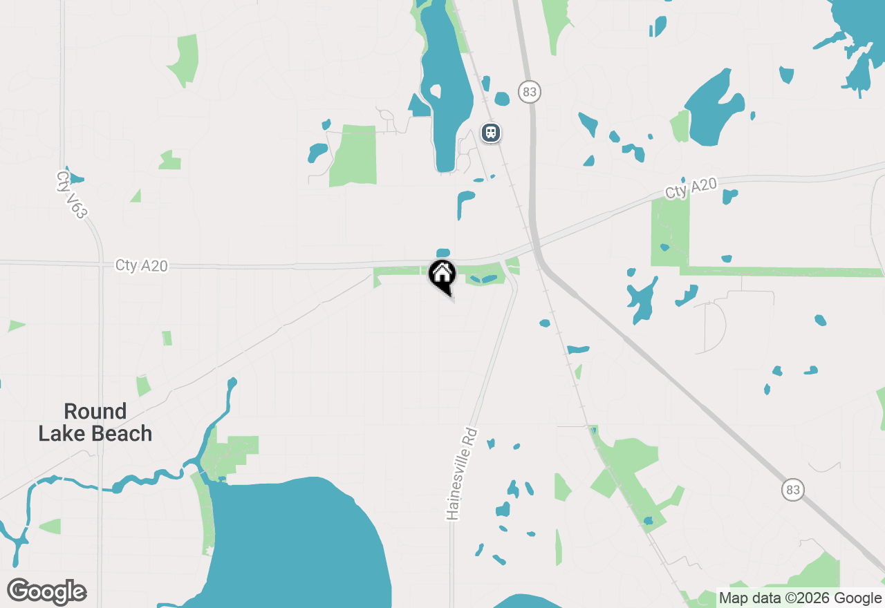 Map of 1529 Leslie Avenue, Round Lake Beach, IL 60073