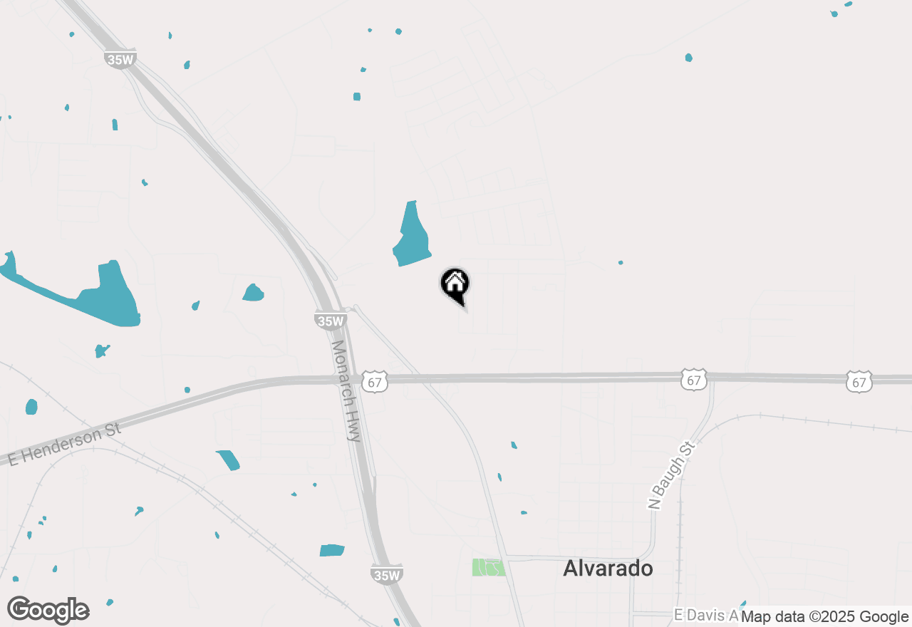 Map of 223 Shawnee Trail, Alvarado, TX 76009