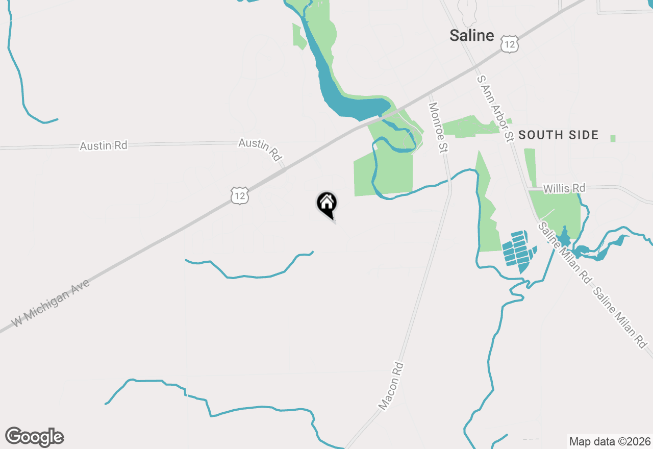 Map of 101 Beddingham Court, Saline, MI 48176
