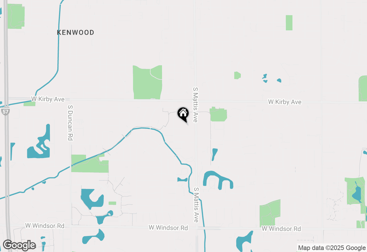 Map of 1714 Parkside Terrace, Champaign, IL 61821