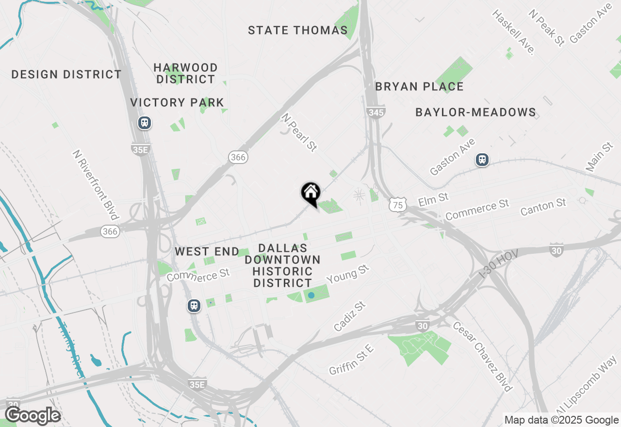 Map of 350 N Ervay Street #3401, Dallas, TX 75201