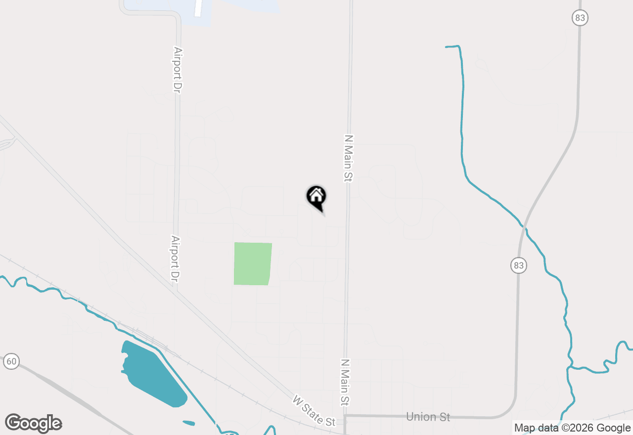 Map of 1456 Dovetail Dr, Hartford, WI 53027