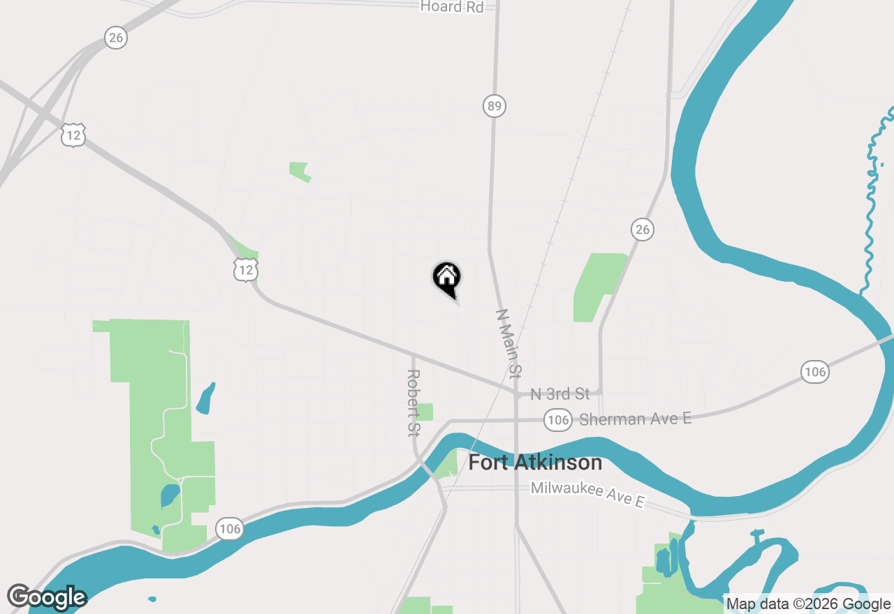 Map of 311 Linden Street, Fort Atkinson, WI 53538