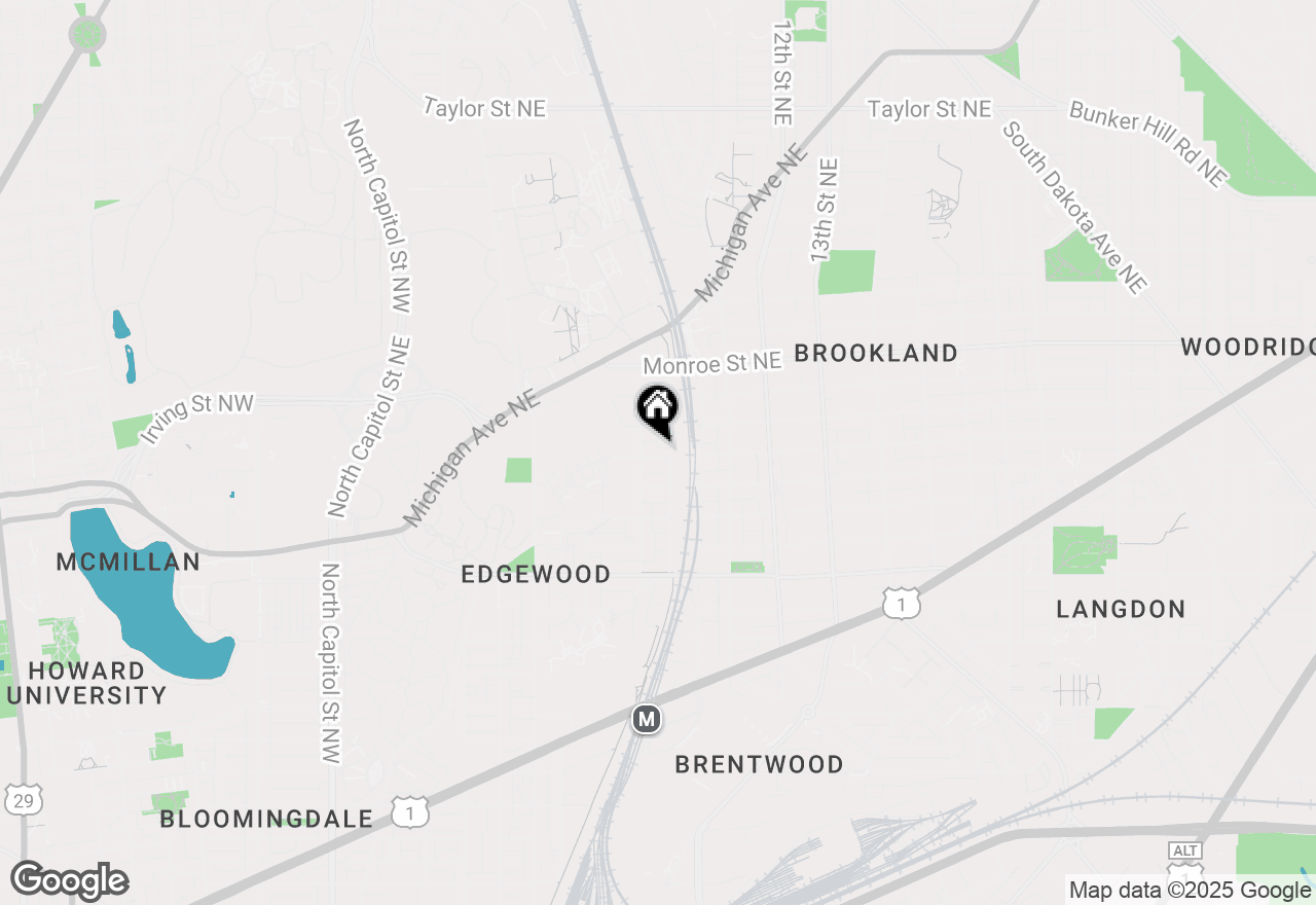 Map of 718 Jackson Street Ne #1, Washington, DC 20017