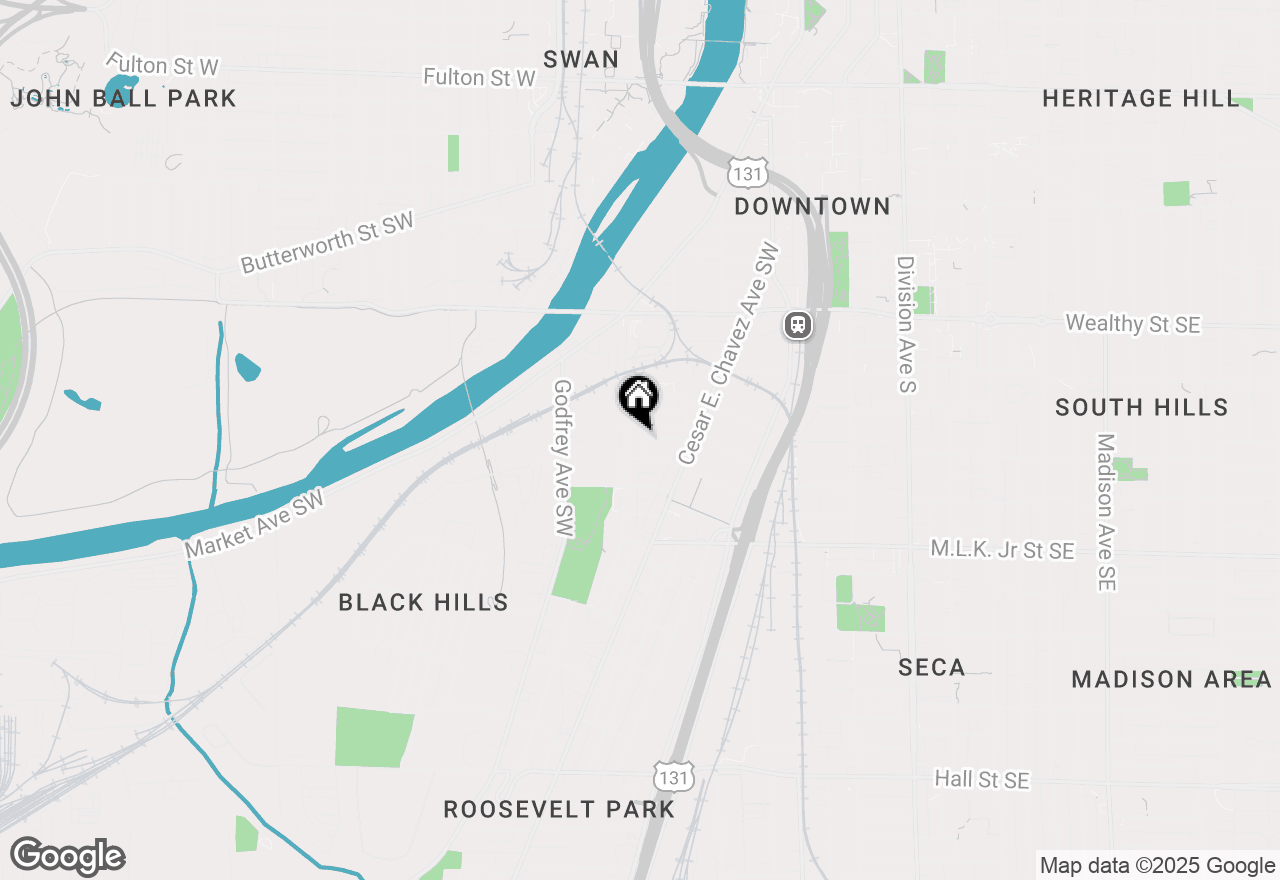 Map of 611 New Avenue Sw, Grand Rapids, MI 49503