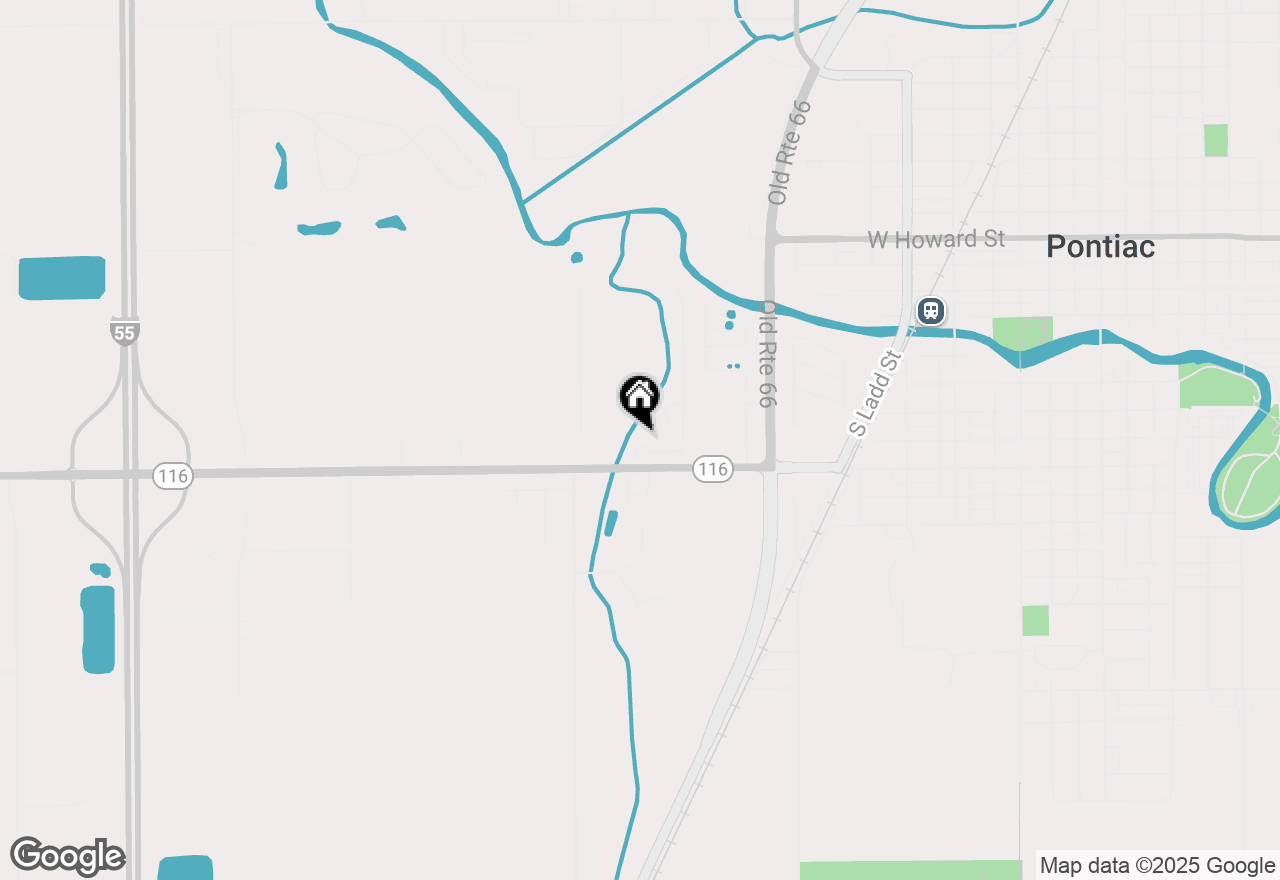 Map of 603 Carol Court, Pontiac, IL 61764