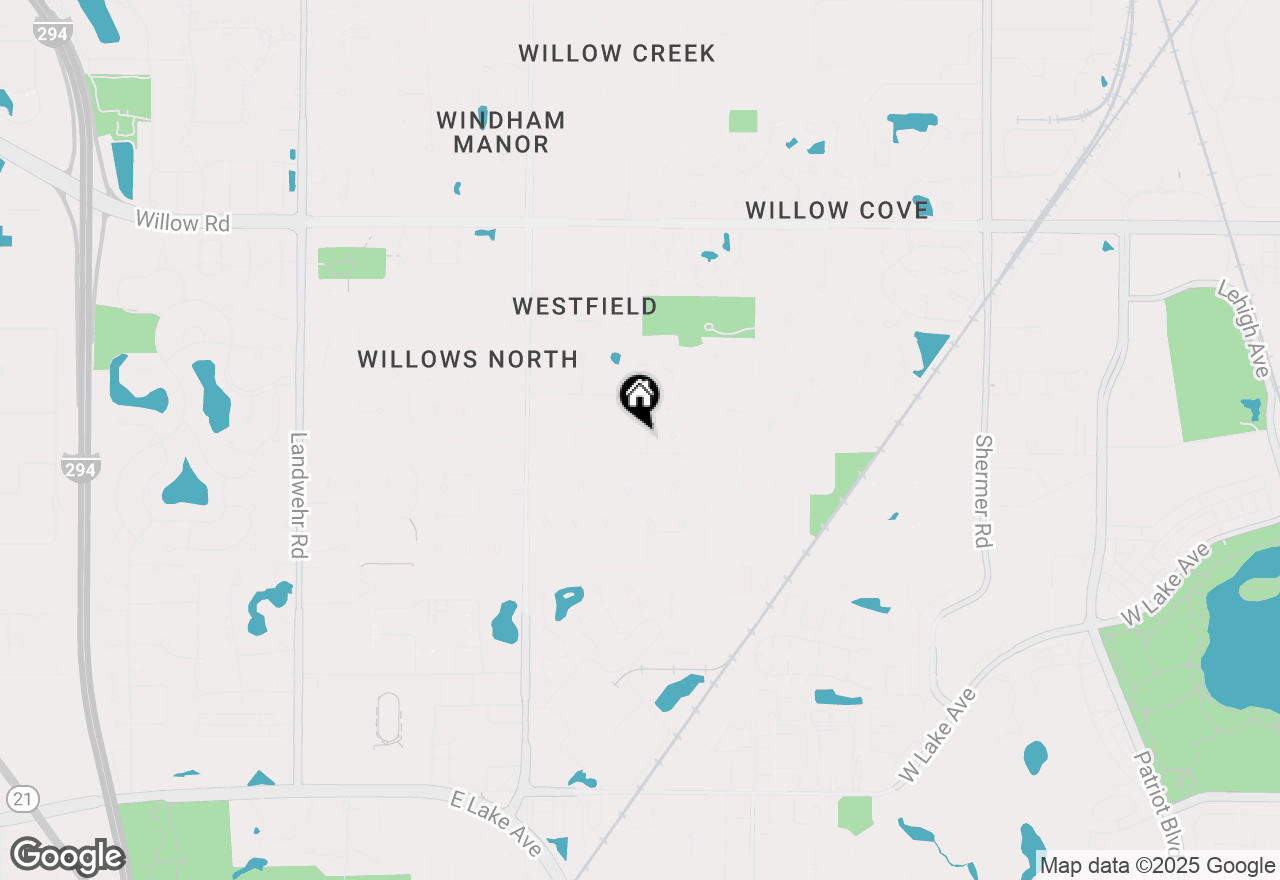 Map of 2410 Halina Drive, Glenview, IL 60026