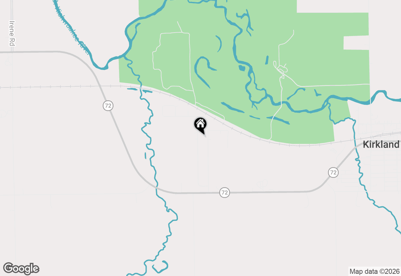 Map of 203 Kyle Lane, Kirkland, IL 60146