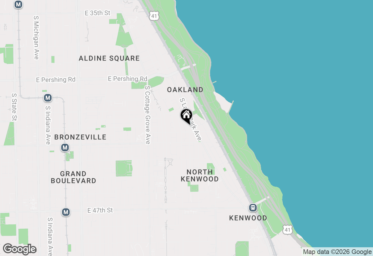 Map of 4154 S Berkeley Avenue, Chicago, IL 60653