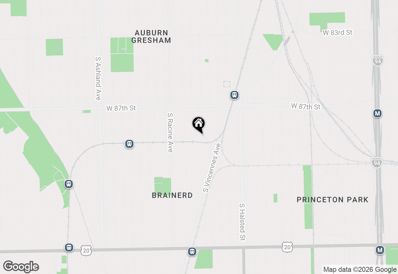 Map of 8845 S Carpenter Street, Chicago, IL 60620