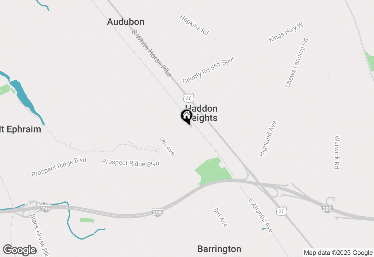 Map of 614 Station Avenue #B, Haddon Heights, NJ 08035