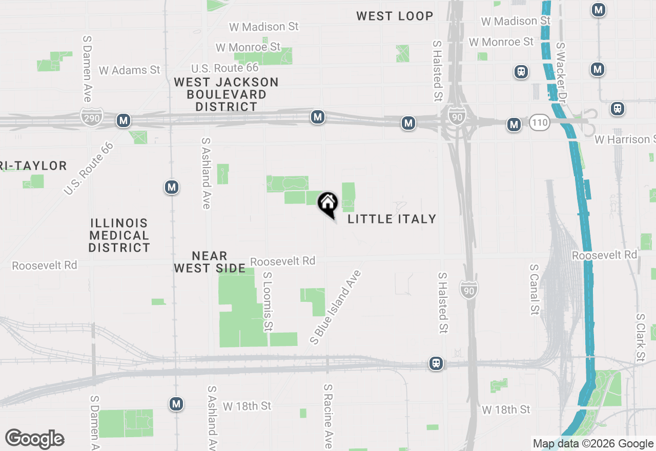 Map of (Address confidential), Chicago, Illinois 60607