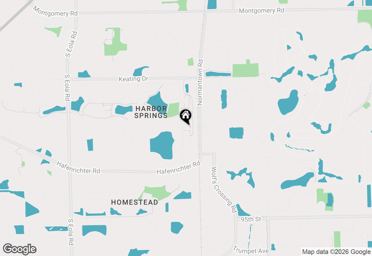 Map of 1972 Middlebury Drive, Aurora, IL 60503