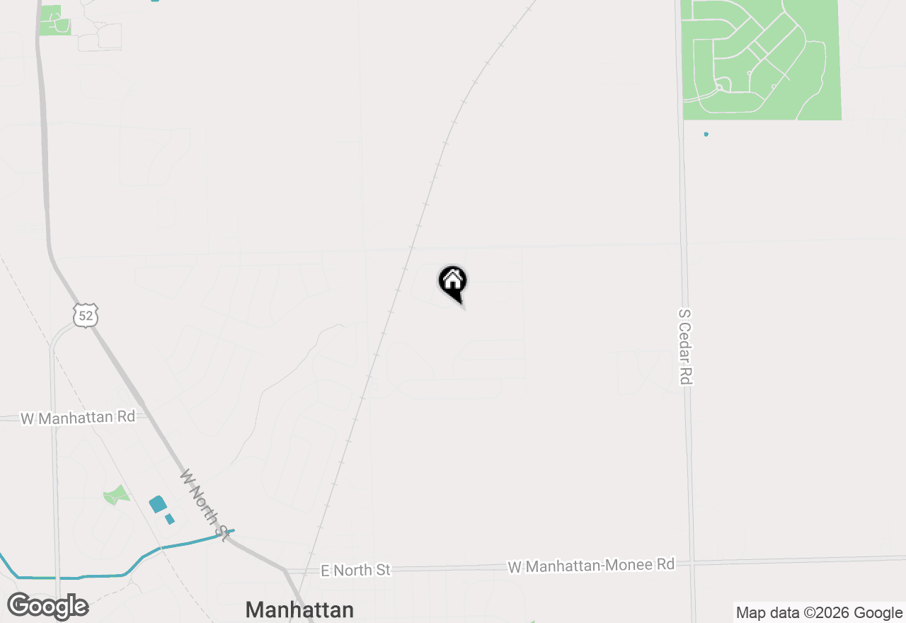 Map of 24855 S Mccormick Way, Manhattan, IL 60442