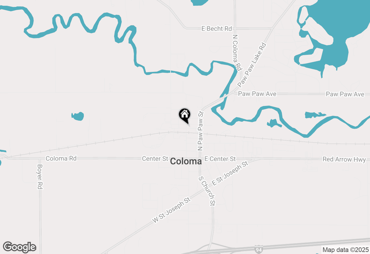 Map of 330 West Street, Coloma, MI 49038