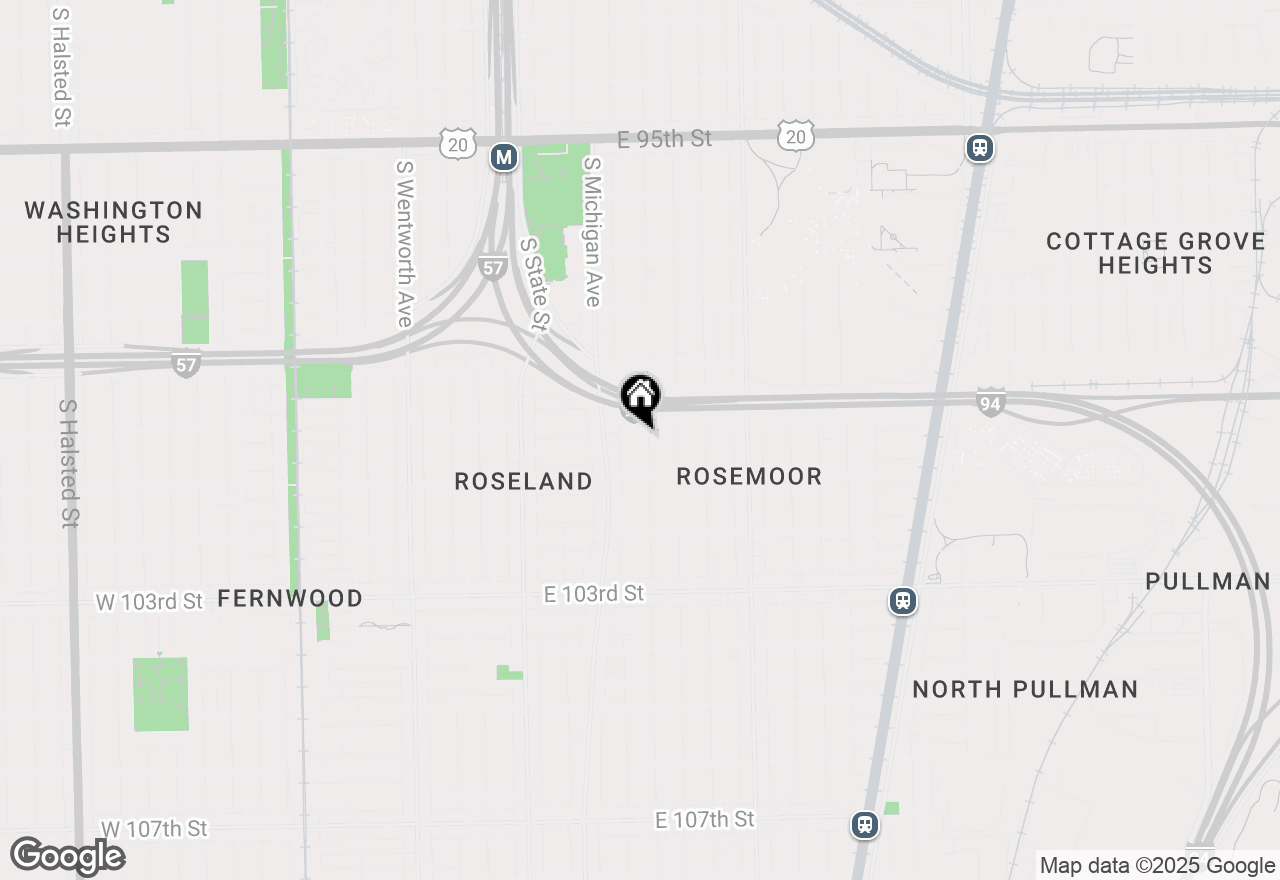 Map of 10017 S Indiana Avenue, Chicago, IL 60628