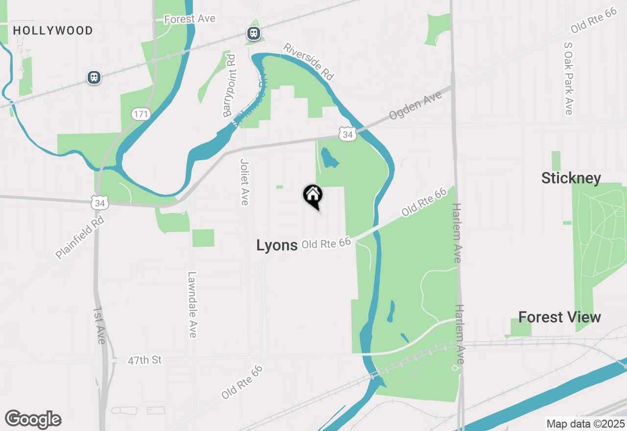 Map of 4147 Gage Avenue, Lyons, IL 60534