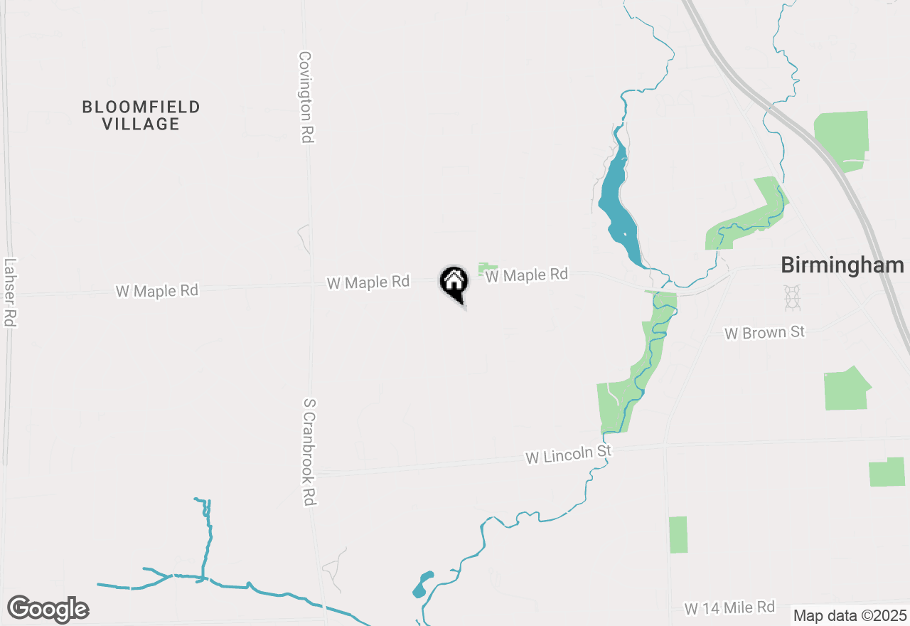 Map of 264 Larchlea Drive, Birmingham, MI 48009