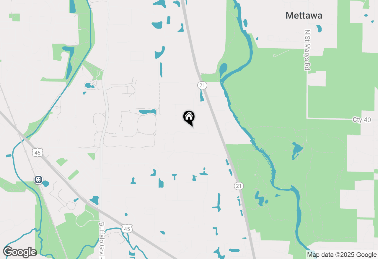 Map of 16197 W Woodbine Circle, Vernon Hills, IL 60061