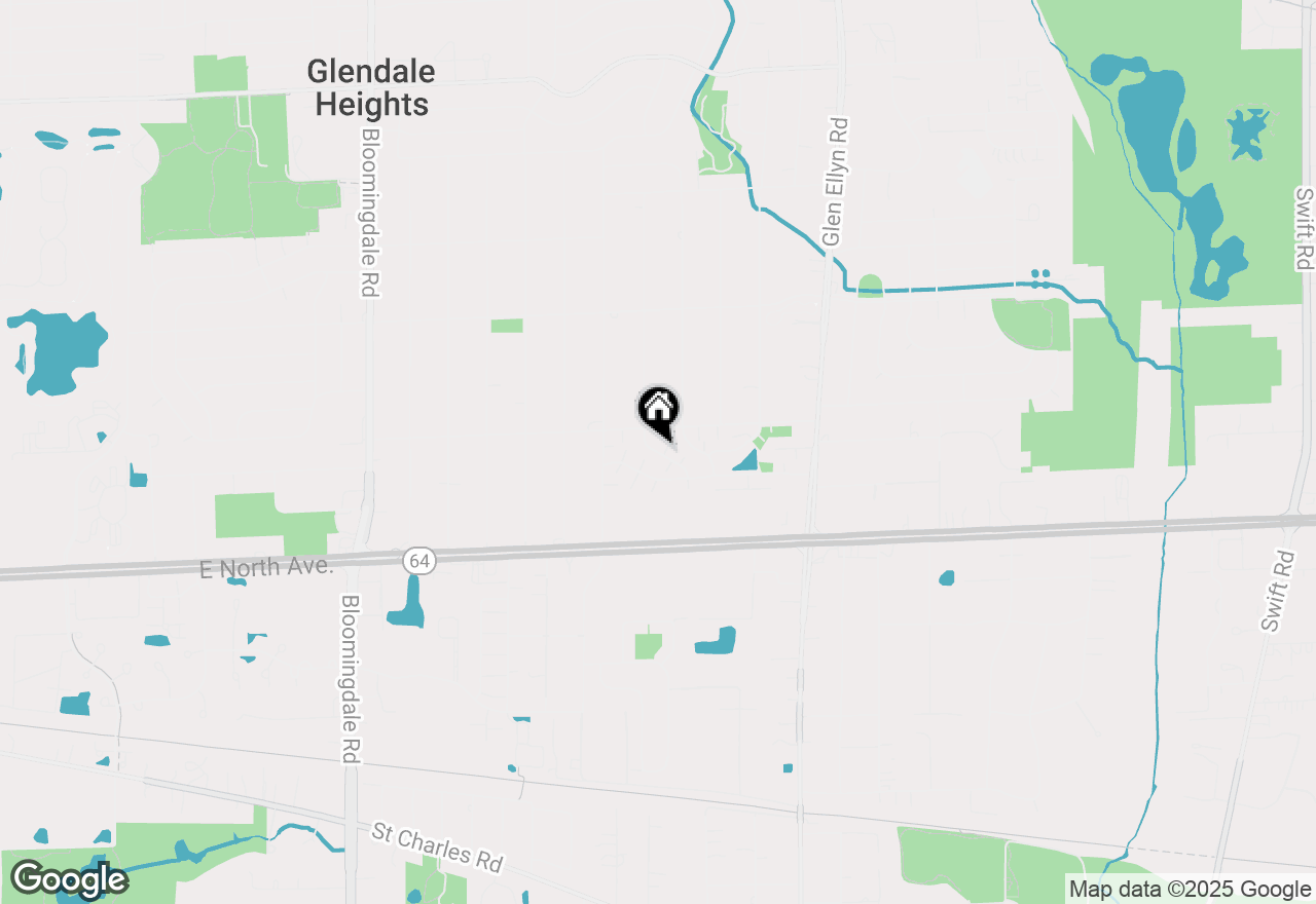 Map of 1279 Prairie Avenue #C, Glendale Heights, IL 60139