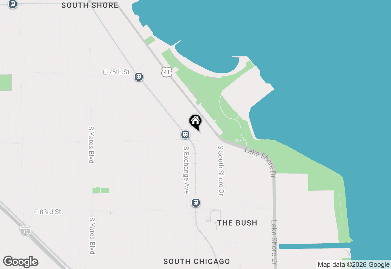 Map of 3024 E Cheltenham Place, Chicago, IL 60649