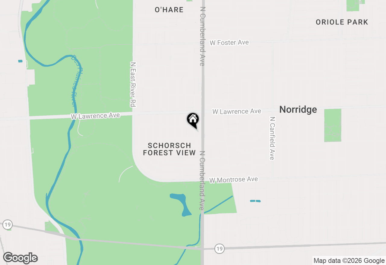 Map of 4624 N Commons Drive #104, Chicago, IL 60656