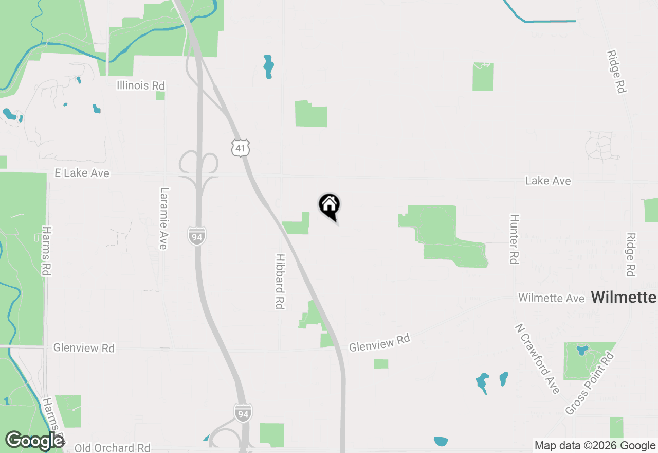 Map of 2915 Crabtree Lane, Wilmette, IL 60091