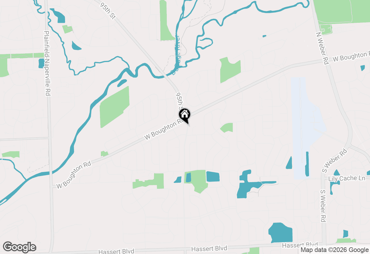 Map of 9 Red Bud Court, Bolingbrook, IL 60490