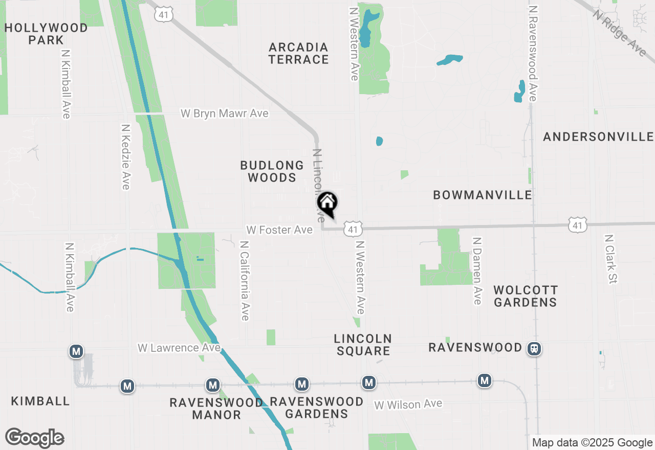 Map of 2472 W Foster Avenue #209, Chicago, IL 60625