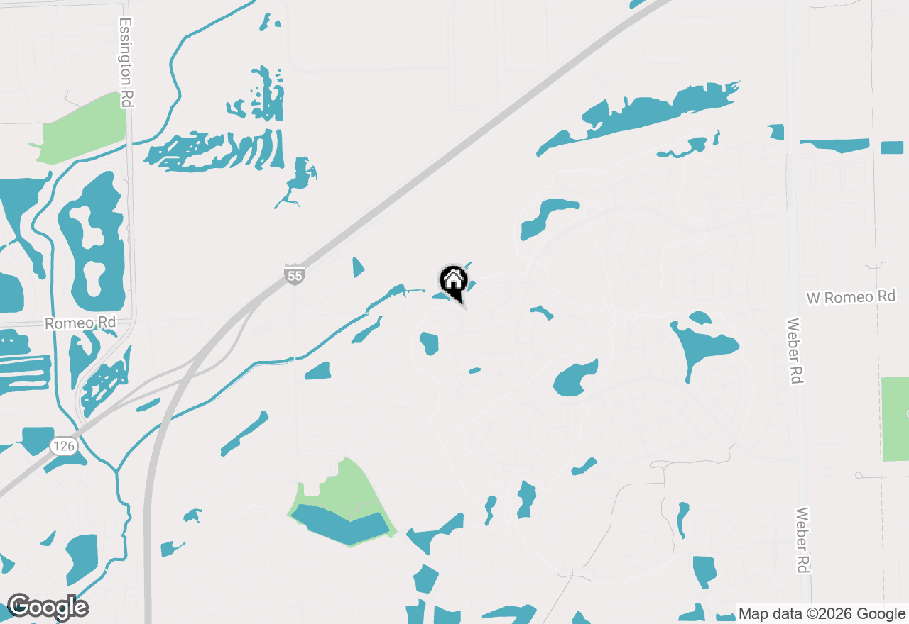 Map of 21458 W Douglas Lane, Plainfield, IL 60544