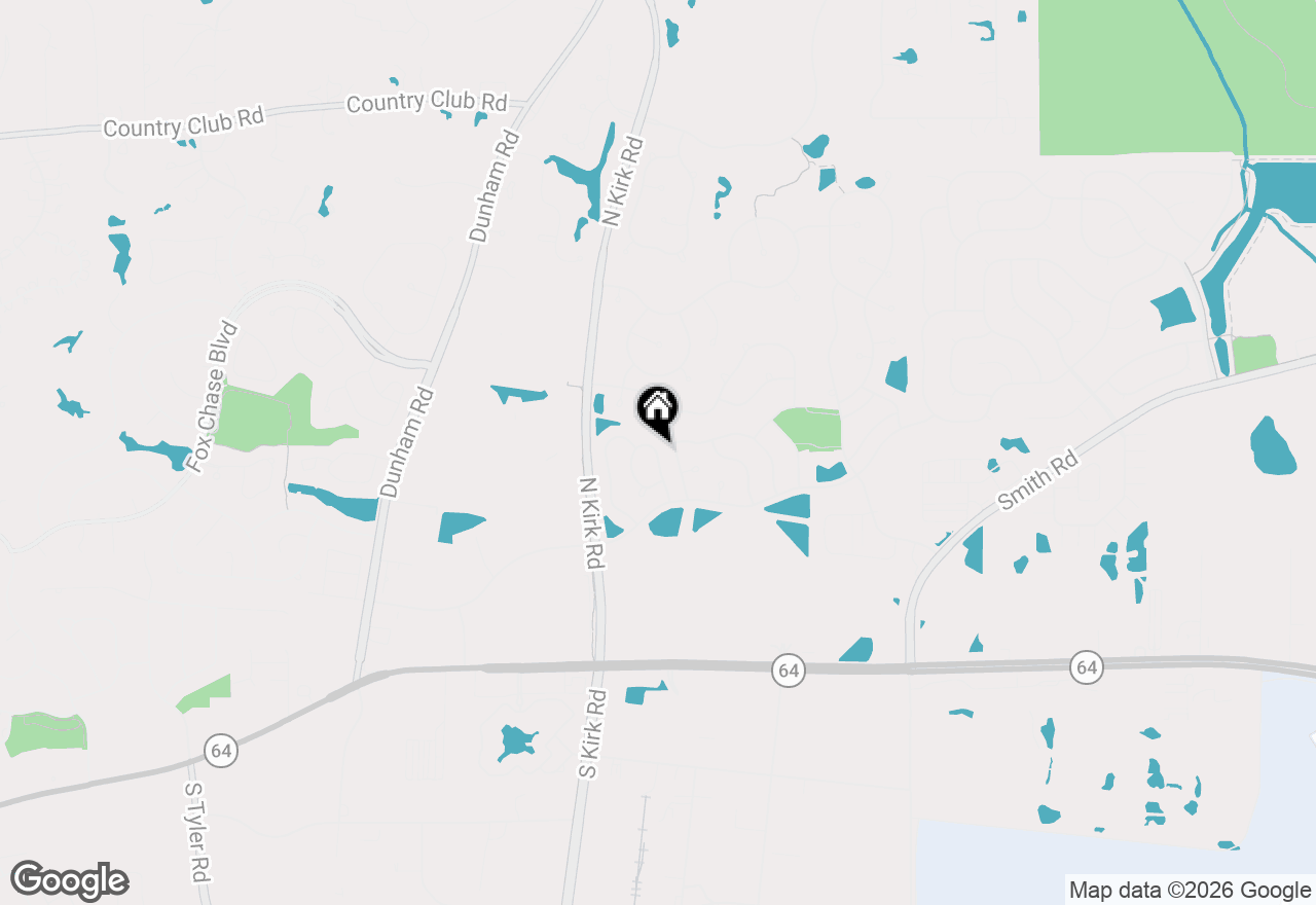 Map of 888 Riding Lane #888, St. Charles, IL 60174