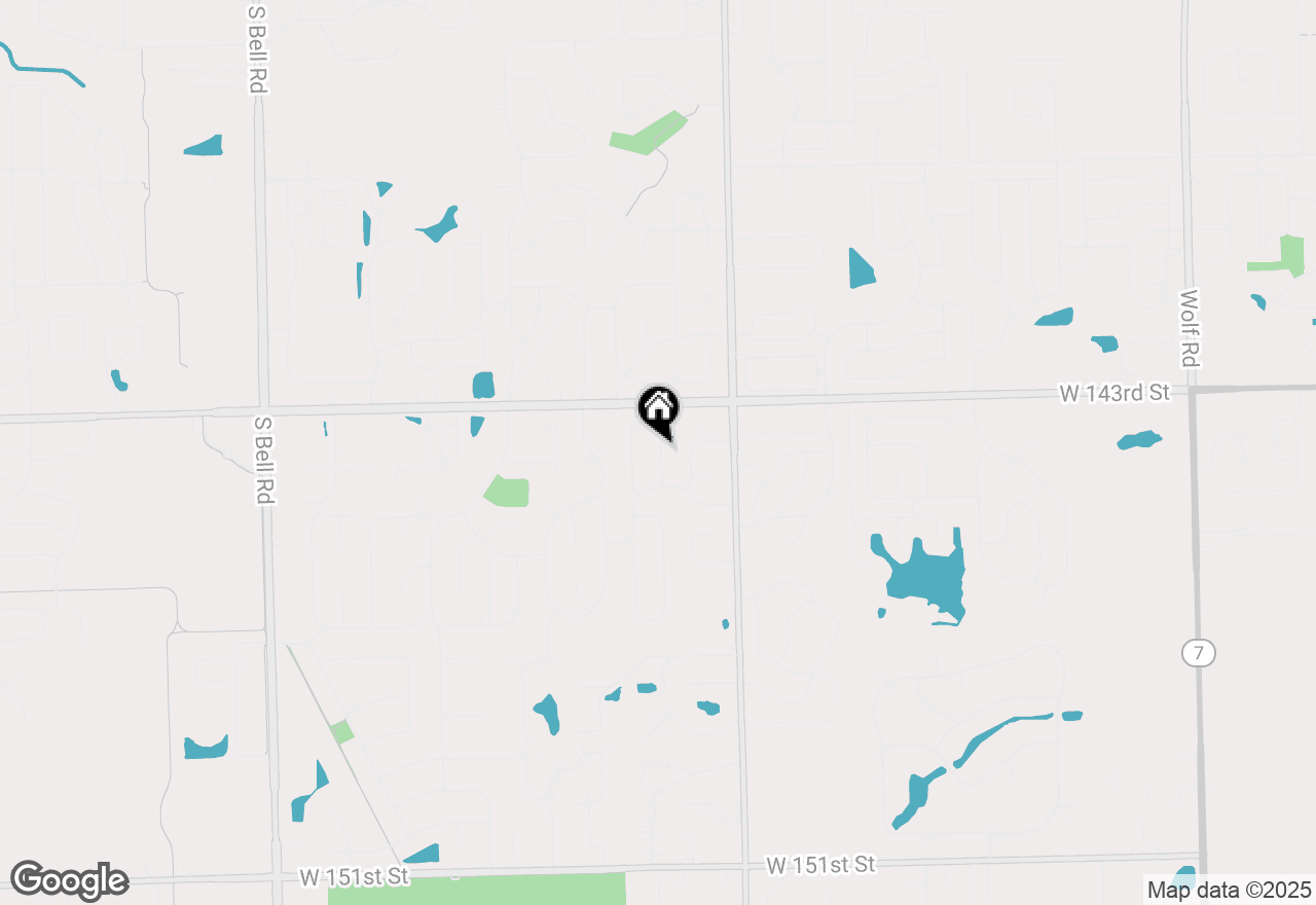 Map of 14358 S East Glen Drive, Homer Glen, IL 60491