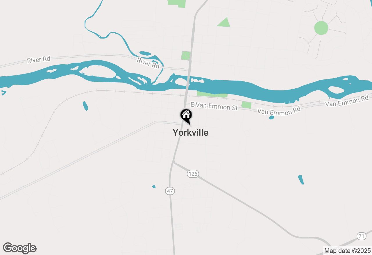 Map of 106 E Fox Road, Yorkville, IL 60560