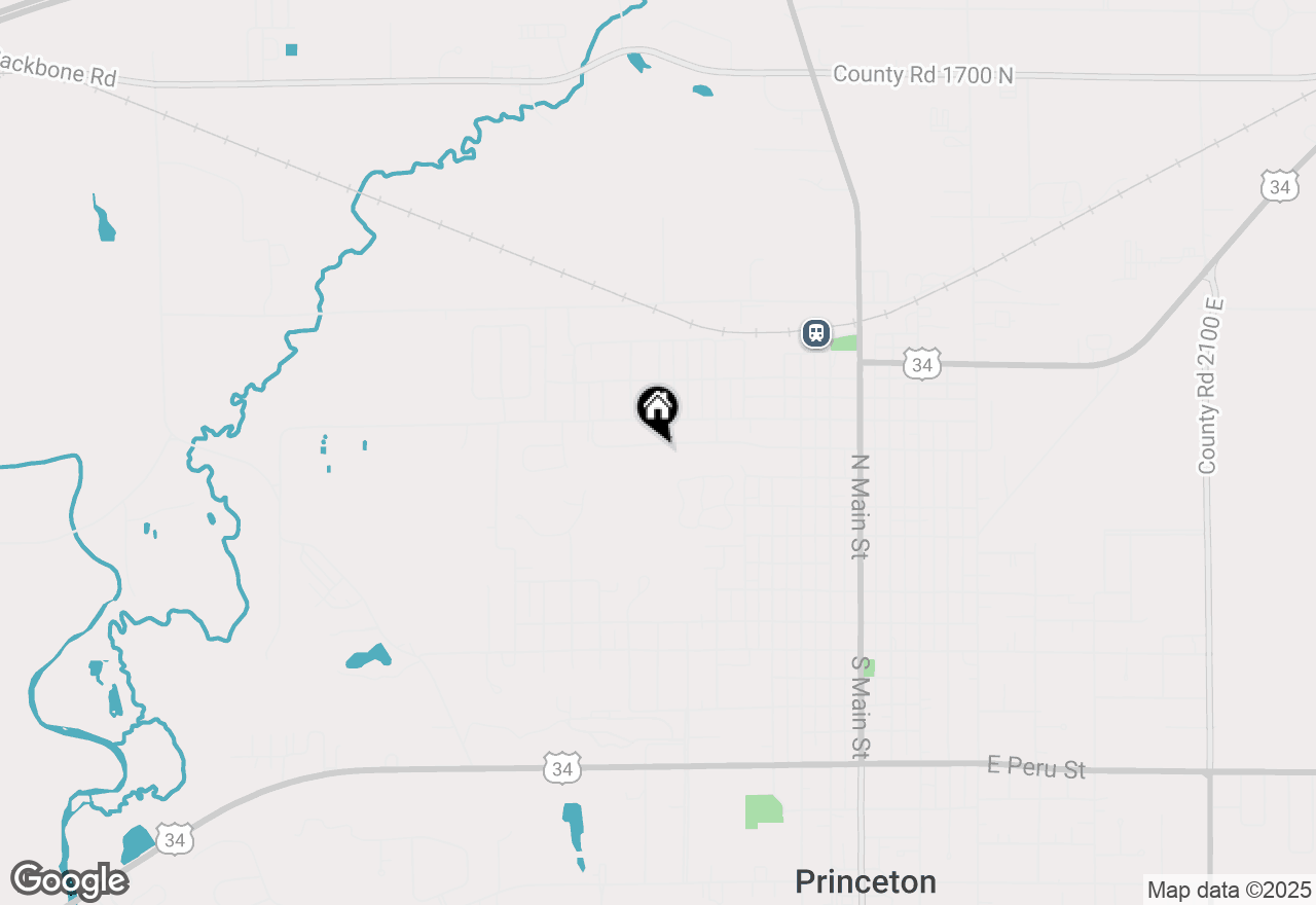 Map of 702 W Hudson Street, Princeton, IL 61356