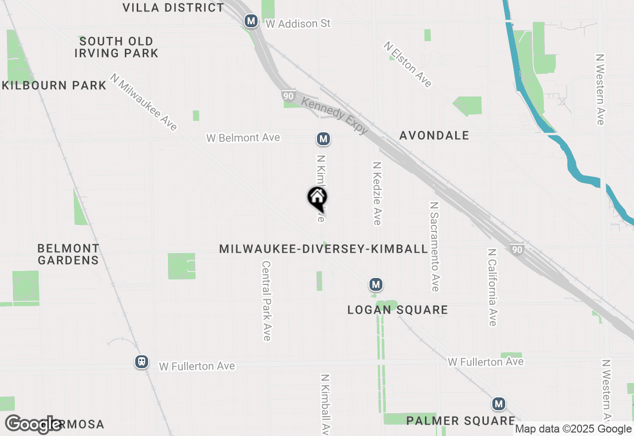 Map of 2842 N Dawson Avenue, Chicago, IL 60618