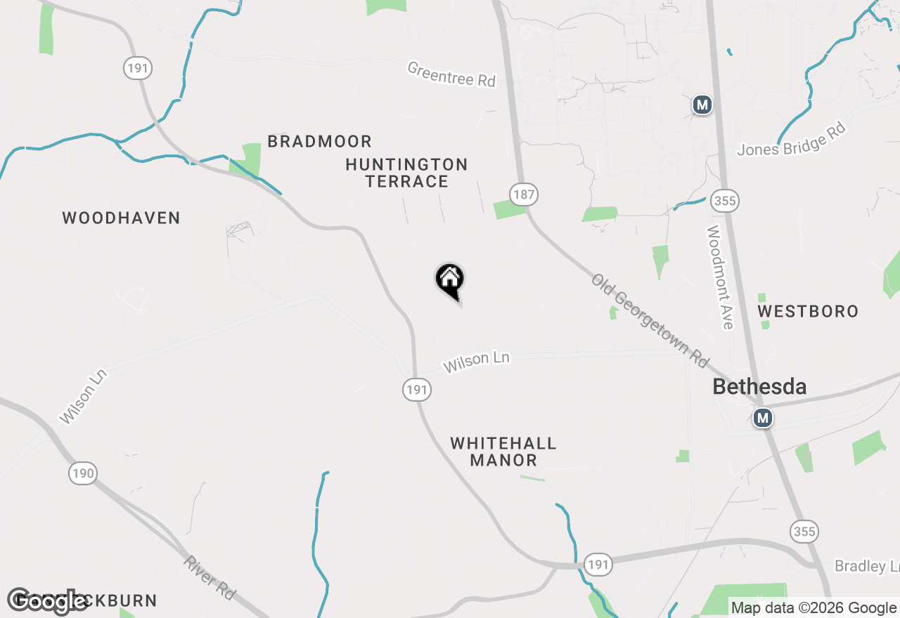 Map of 7835 Hampden Lane, Bethesda, MD 20814